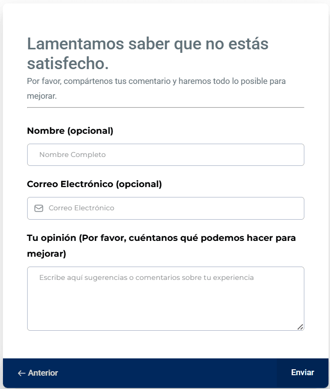 Encuesta del Filtro de Reseñas — página 2