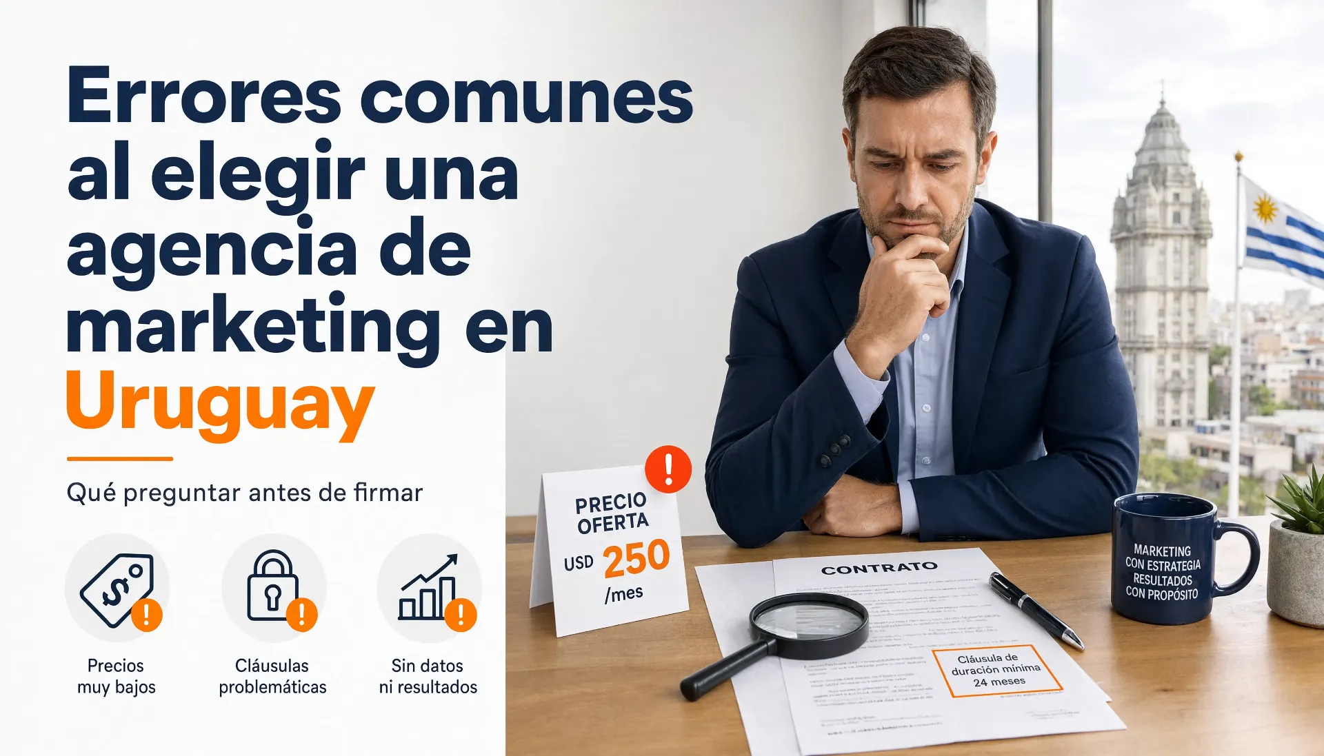 Errores comunes al elegir una agencia de marketing digital en Uruguay