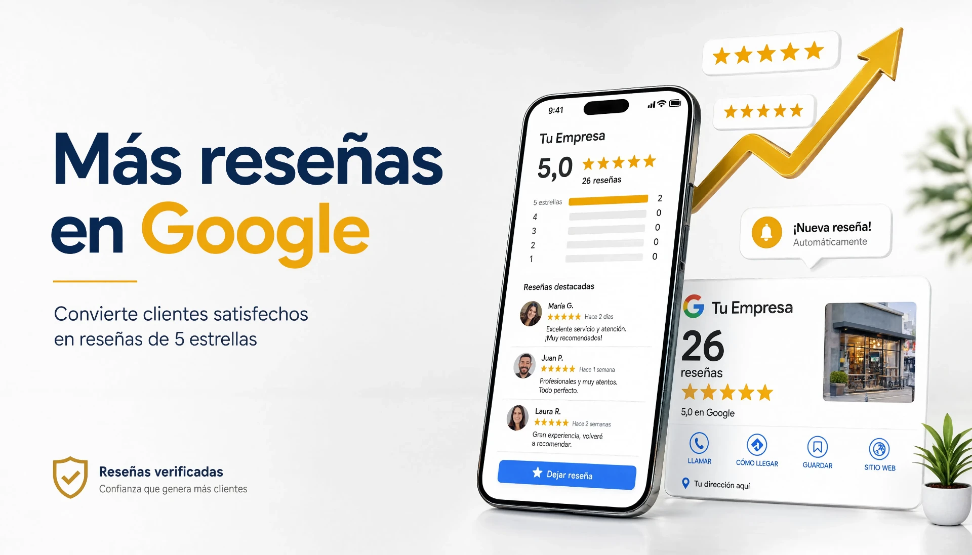 Cómo conseguir más reseñas en Google sin perseguir a tus clientes