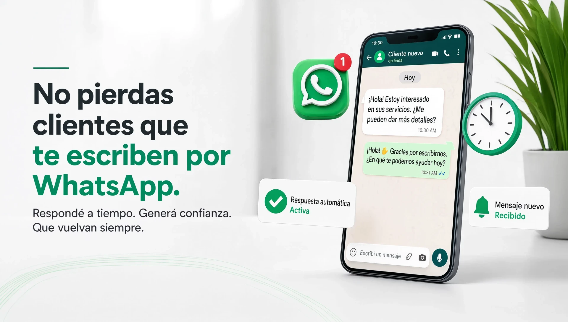 Cómo no perder clientes que te escriben por WhatsApp y no contestás a tiempo