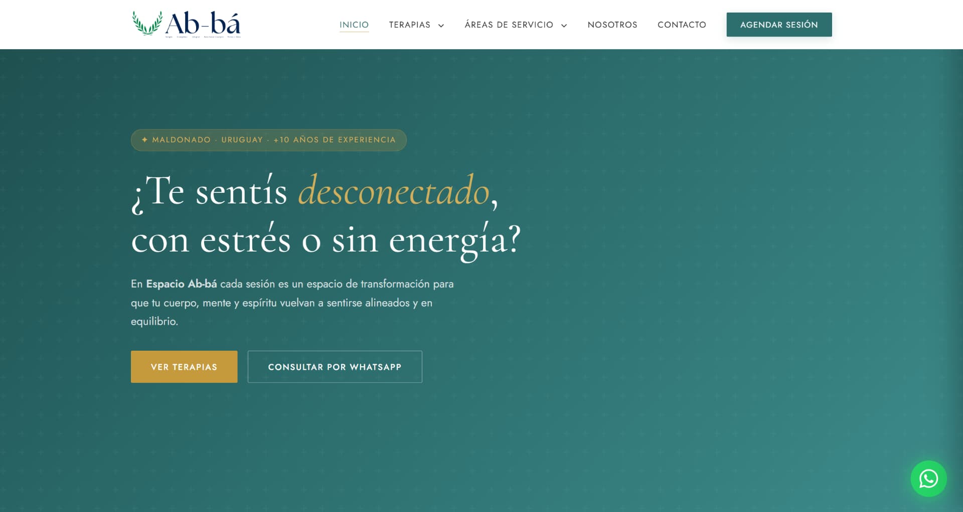 Espacio Ab-bá — sitio web — después